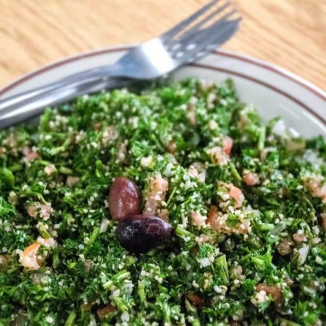 Tabouleh Salad.