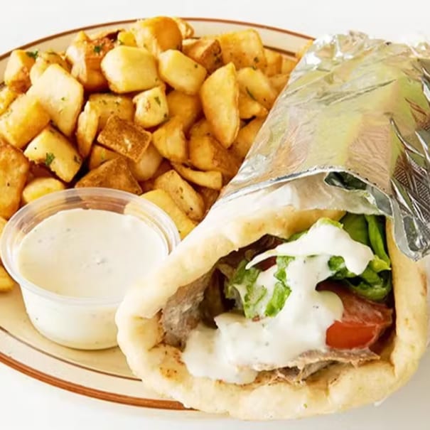 Kufta Kabob Sandwich.