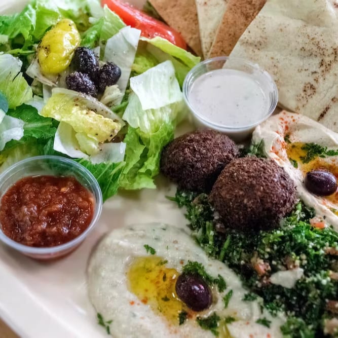 Vegetarian Plate.